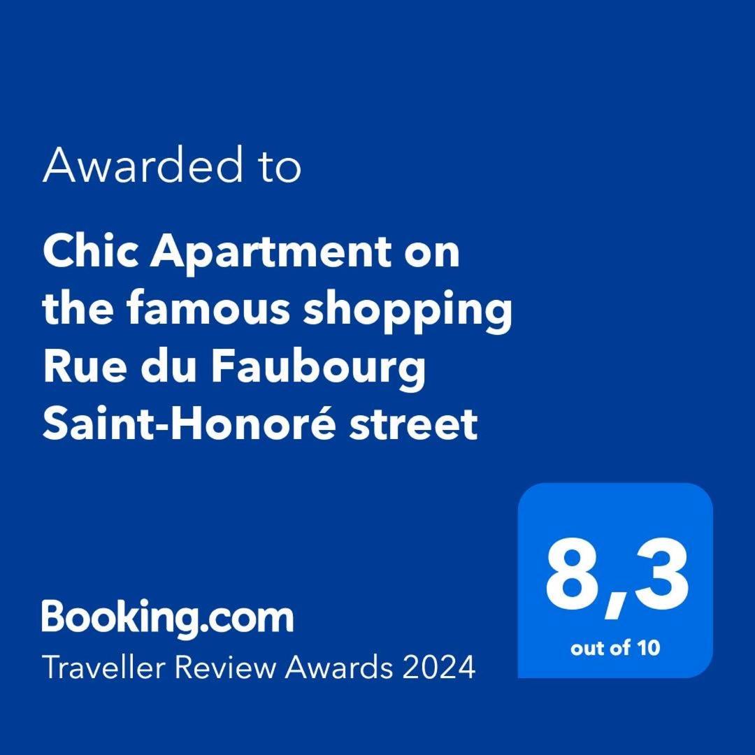 Chic Apartment On The Famous Shopping Rue Du Faubourg Saint-Honore Street Paris Eksteriør billede